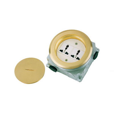 HGD-130Y<BR>2 gang 3 pin multi-function socket