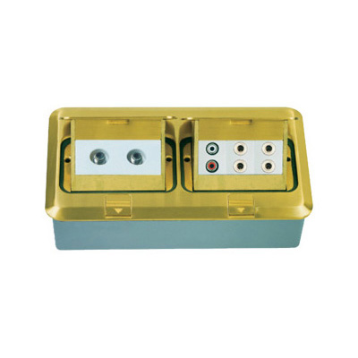HGD-3F<br>二位電視終端插座<BR>一位音頻插座<BR>一位音響插座