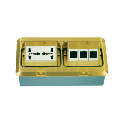 HGD-3F<br>二位多功能插座<BR>三位朗訊電腦插口(模塊另配)