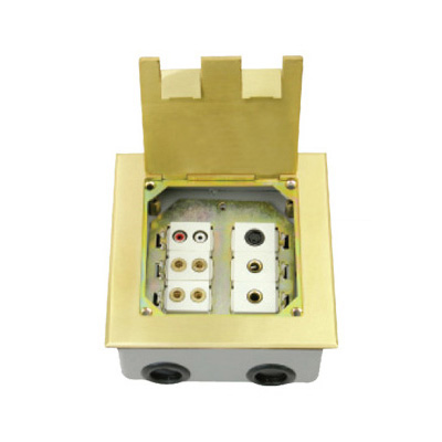 HGD-146K<BR>一位雙音頻插座二位音響插座<BR>一位卡農(nóng)插座二位Ф6.35話(huà)筒