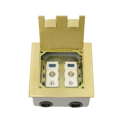 HGD-146K<BR>二位15芯VGA插座(針式)<BR>二位電視插座二位電話插座
