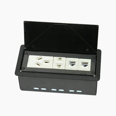 HZC512<br>一位三極插座一位二極插座<br>一位電話一位電腦插