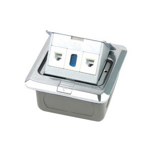 HGD-1Fz(亮光)<BR>一位電腦插座一位電話插座<BR>一位15芯VGA插座(針式)
